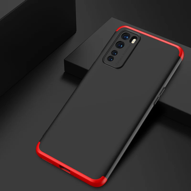 

Original GKK 3 in 1 PC Phone Case Anti-Knock Back Cover Cases for OnePlus Nord, 9 colors