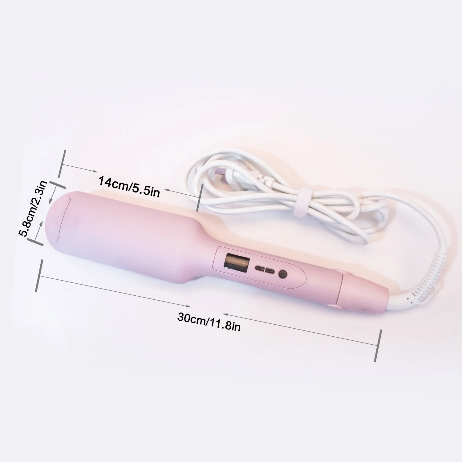 

Private Label Big Curls Hair Curling Iron Hair Waver Crimp Irons Salon Tools Electric Hair Curler Roller Curling Wand, Pink, black