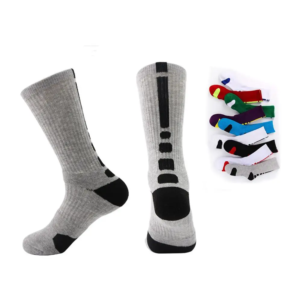 

2020 Men's Sport Professional Elite Socks Thicken Outdoor Athletic Skateboard Basketball Socks, Custom color