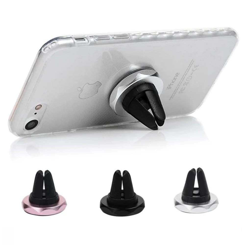 

2020 Newest Product Hot Selling Smartphone Holder magnetic power air vent car mount mobile phone holder, Gold/silver/rose gold