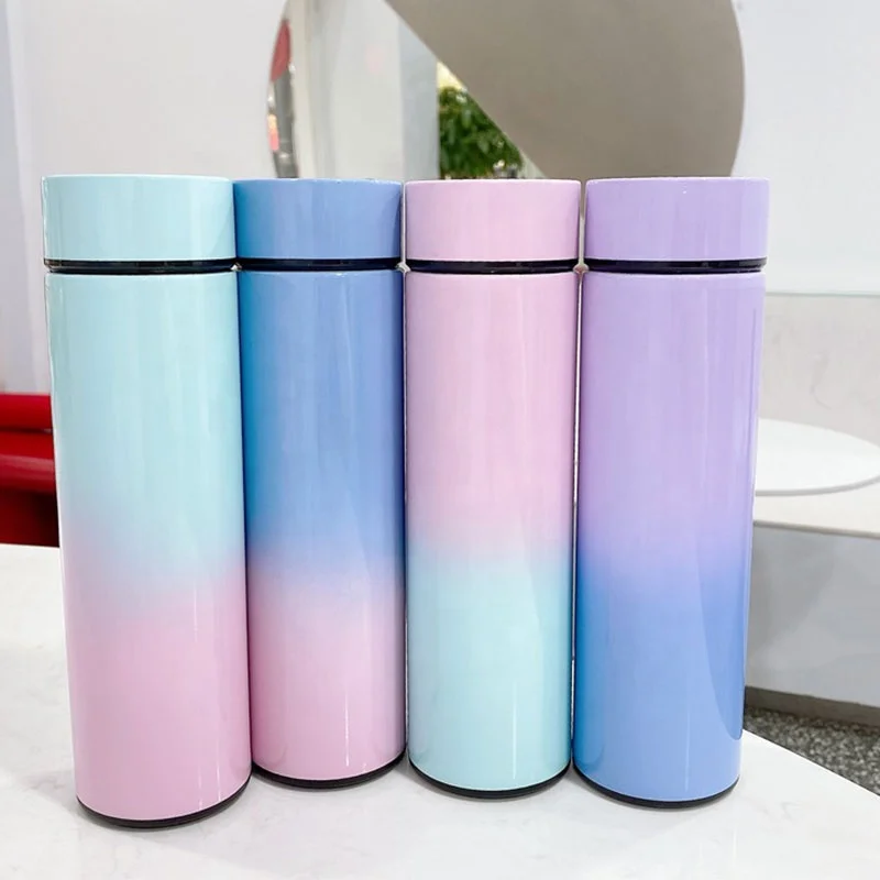 

500ml/17oz 304 Perfect For Hot and Cold Drinks smart water bottle led temperature display