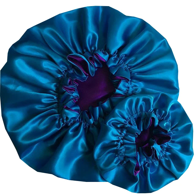 
Mommy and me custom sleep cap Satin bonnet 