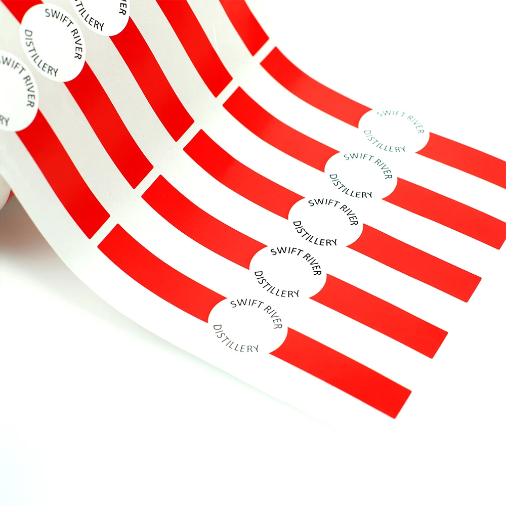 Custom Waterproof Glossy Laminated Paper Roll Printed Honey Jar Tamper