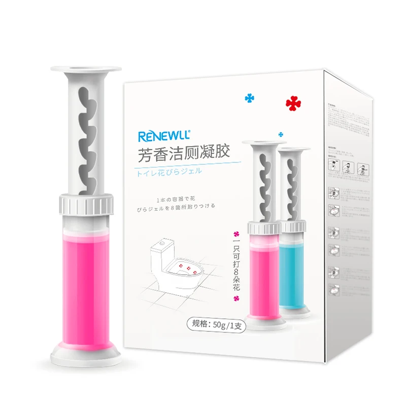 

eco-friendly China factory cleaner toilet gel for toilet cleaning, Blue and green