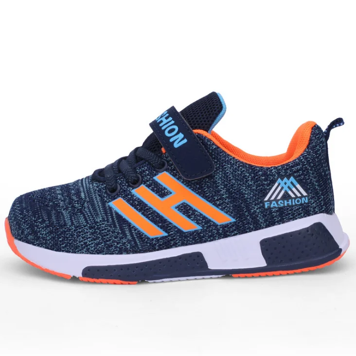 

kids shoes slip on sports shoes Breathable sneakers for children boys and girls, As pic