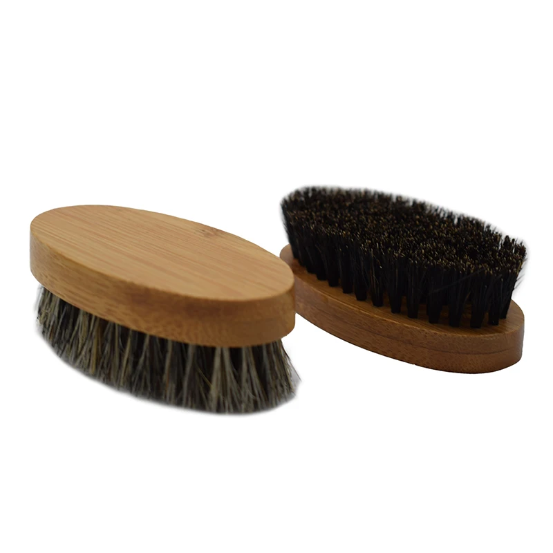 

2022 Amazon hot selling boars hair beard brush wooden mustache brush men beard brush