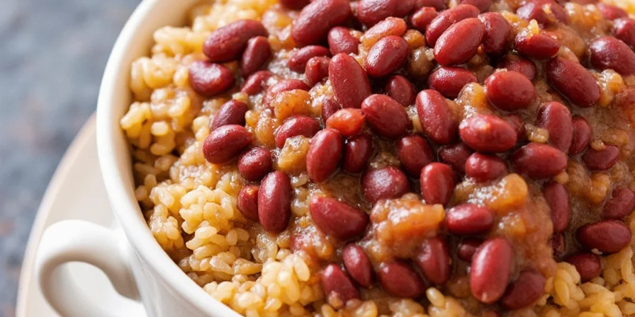 Different types of red beans in bowls