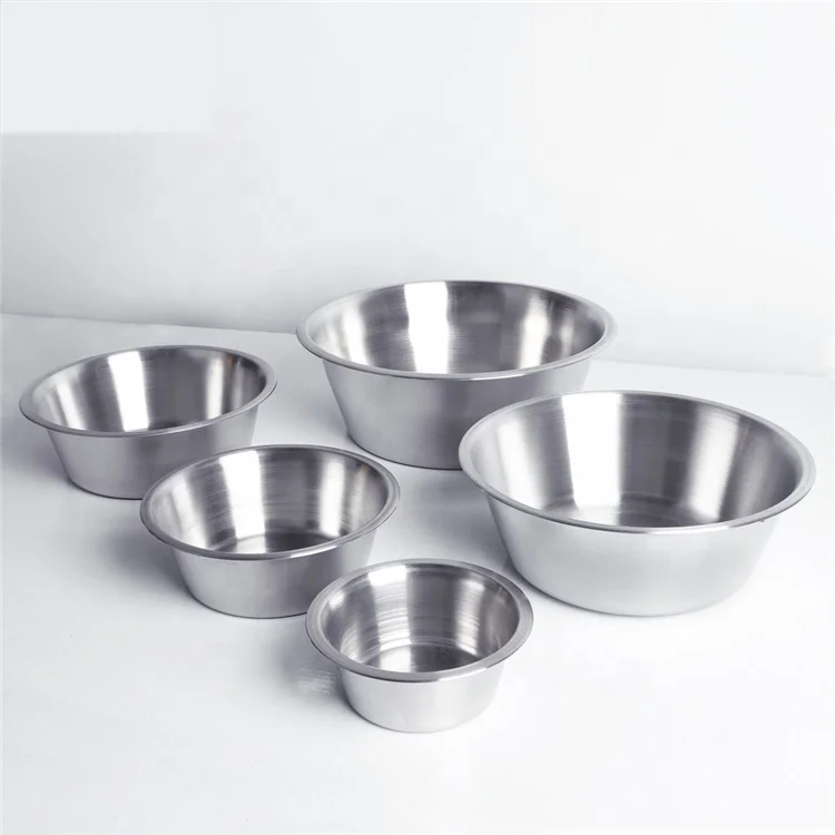 

Wholesale Hot Sale Pet Food Water High Quality Sturdy Stainless Steel Metal Cat Dog Bowl