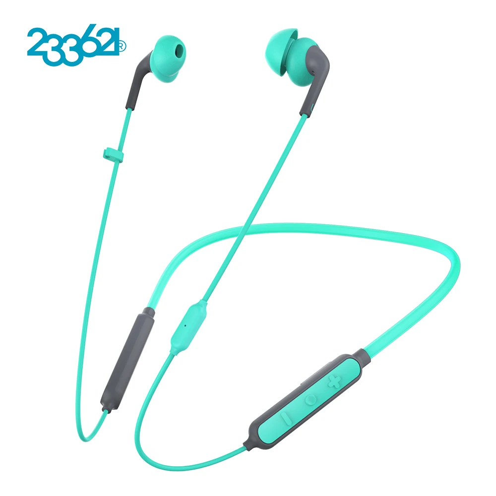 

233621 Wave QCC3034 neck band wireless earphone with mic 15 Hrs Wireless earphones earbud