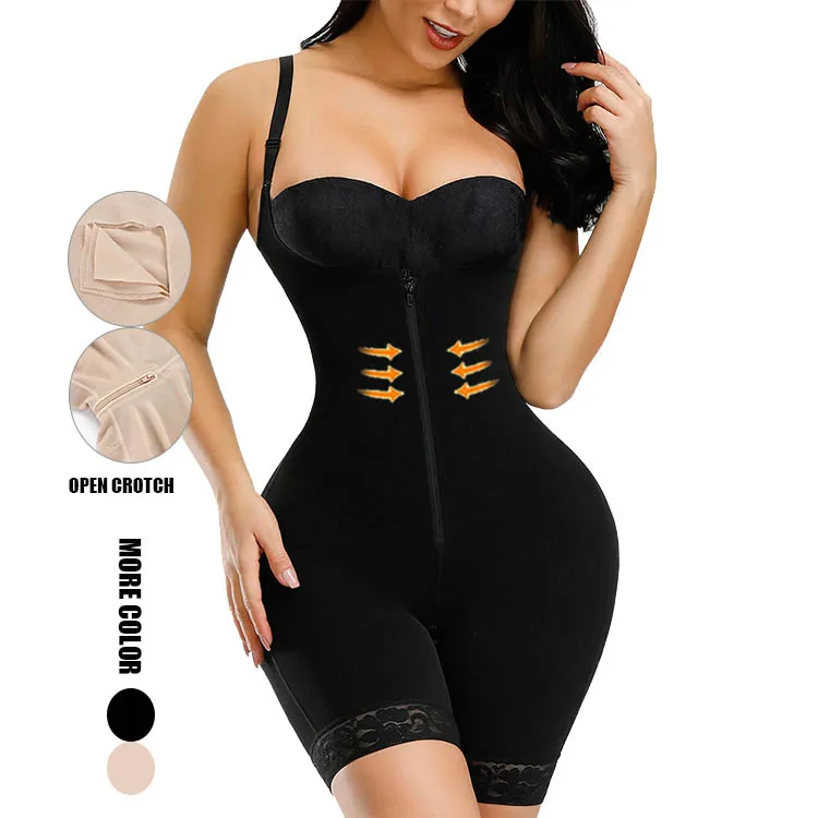 

Factory Selling Plus Size Shapewear Butt Lifter Waist Slimming Shaper Corset Briefs Butt Lifter Strappy Body Shapers Underwear, Black and nude