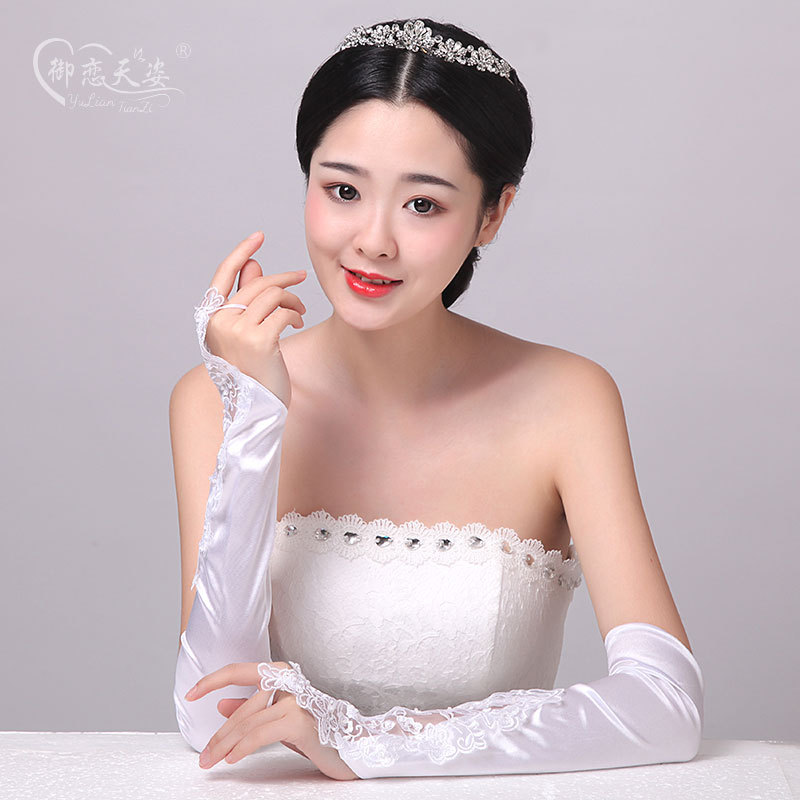 

ST-0029 Hot sale high quality cheap white silk wedding bridal lace