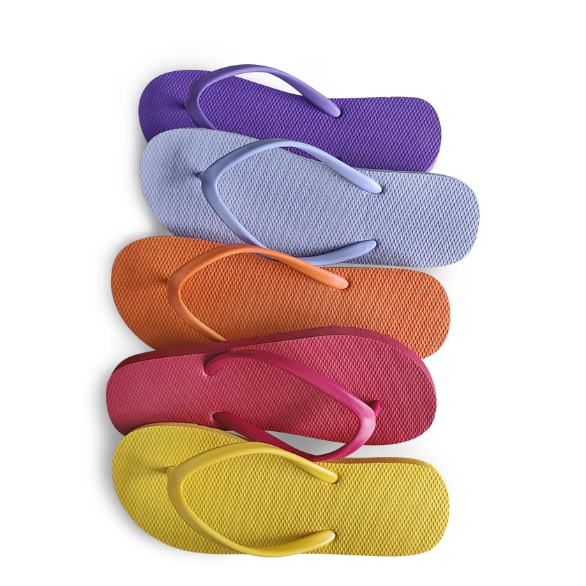 

Wholesale High Quality PVC Slider Pool Home outdoor Slippers Women Beach Flip Flops Print Logo, As shown