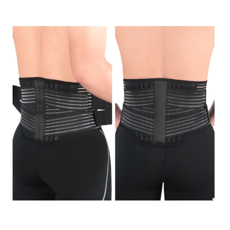 

custom Fitness Slimmer sweat Belt Weight Loss Low Back Support Waist Trainer neoprene for Men Women, Black