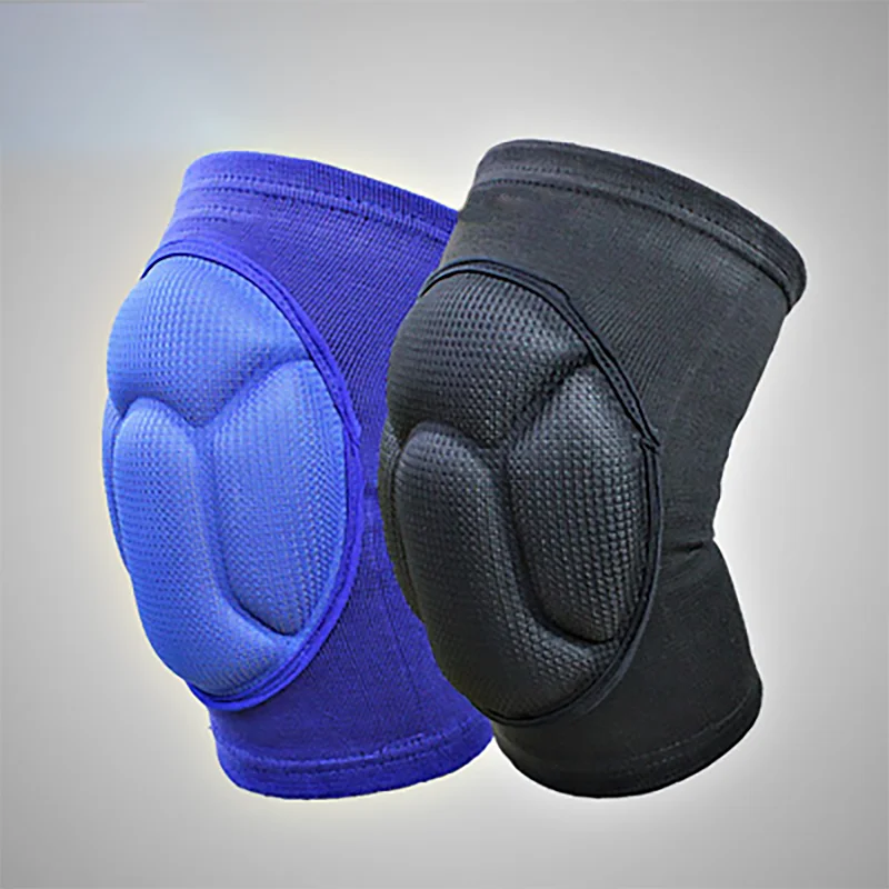 

JOGHN rubber cushion anti collision knee pad high elastic sponge knee support, Blue, black