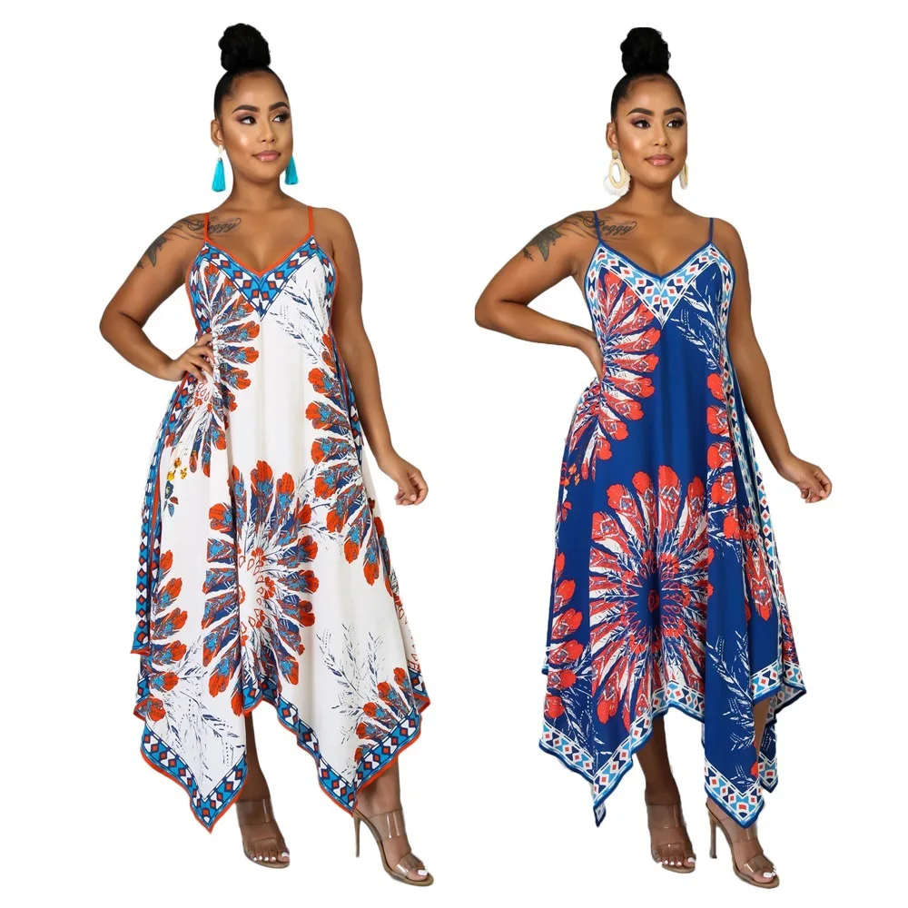 

R20940S Clothes manufacturer cheap wholesale African Dashiki designs print styles long maxi dresses for women, As picture