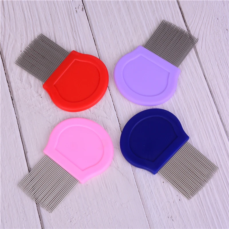1pc Stainless Steel Terminator Lice Comb Nit Free Kids Hair Rid Super