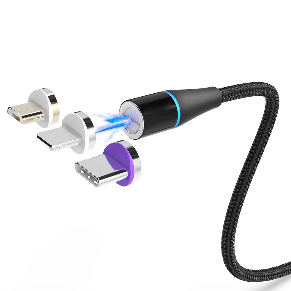 

Free Sample Nylon Braided Type C Magnetic Android Charging USB Cable