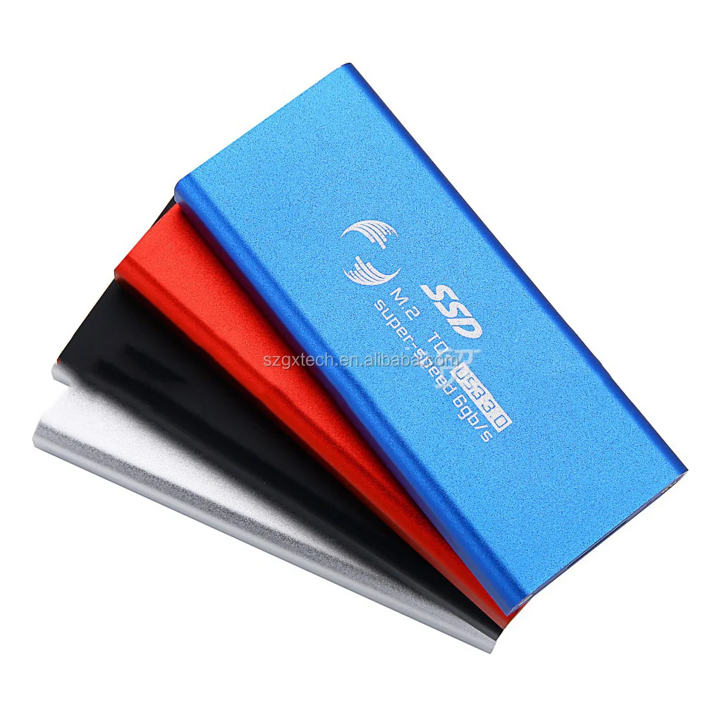 Aluminum NGFF(M.2 ) External SSD Enclosure USB3.0 to Msata NGFF Solid State Disk case Hard disk box