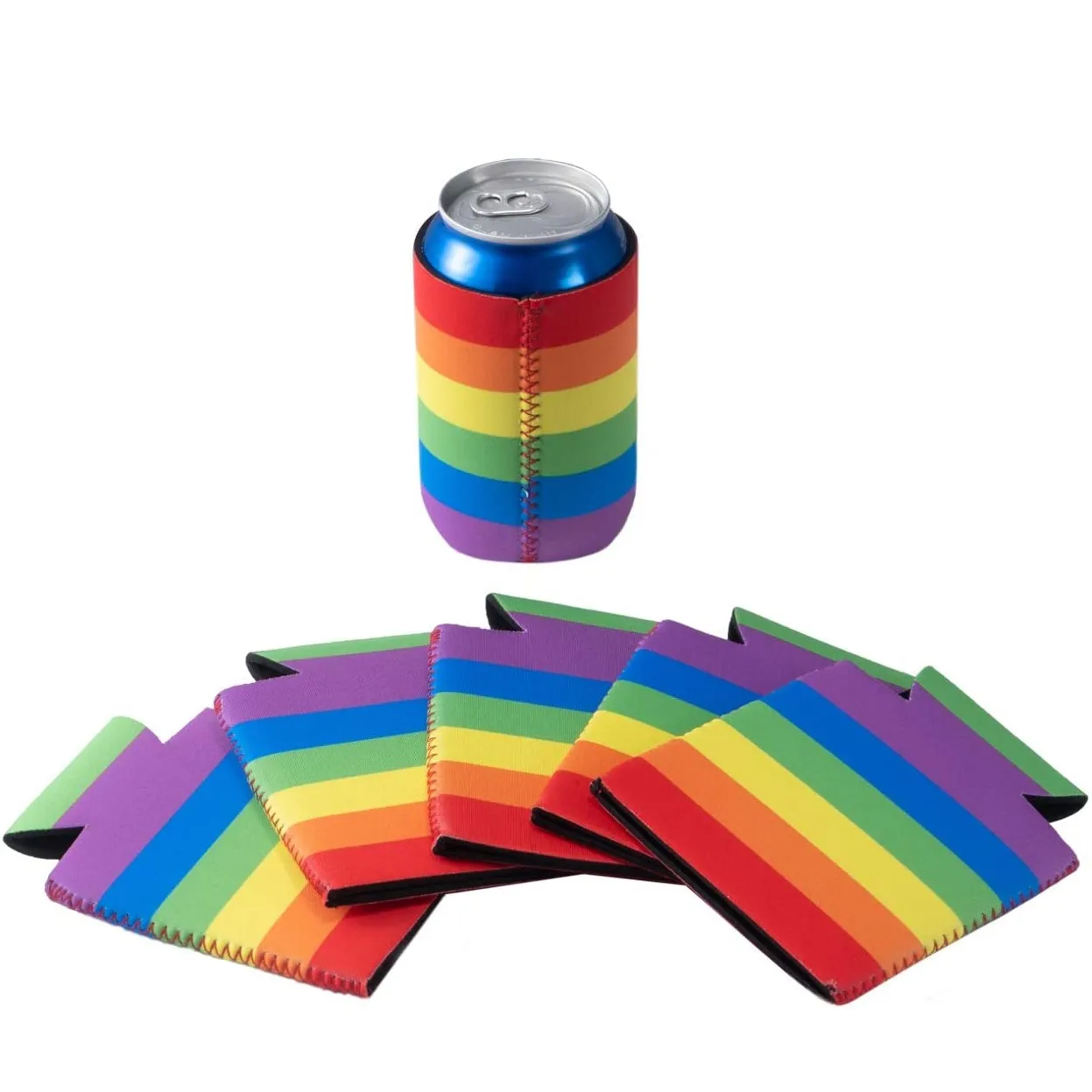 

Hot Sale Foldable Neoprene Can Cooler Beer Bottle Stubby Holder