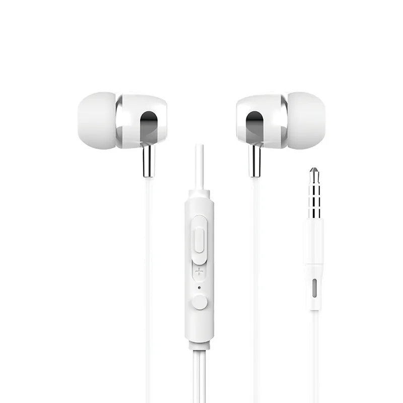 

2023 Fashion Sport In-ear Headset wired 3.5mm earbud Stereo Heavy Bass Music earphone with microphone