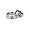 Fashion Console Game Creed of Assassin Series Ring Exquisite Round Shape Stainless Steel Ring Popular Accessories for Men