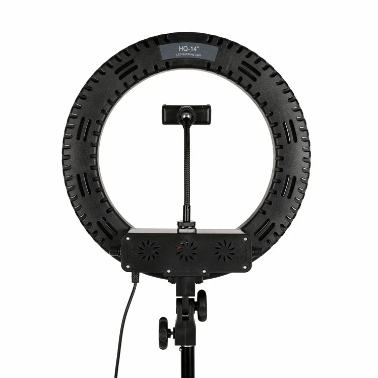

High quality HQ-14 36cm  selfie circle live broadcast led ringlight with tripod stand
