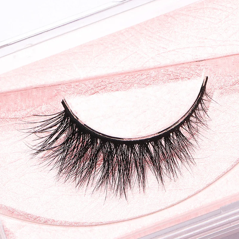 

6d animal hair lashes mink eyelashes whole sale eyelashes box set short 5d lashes