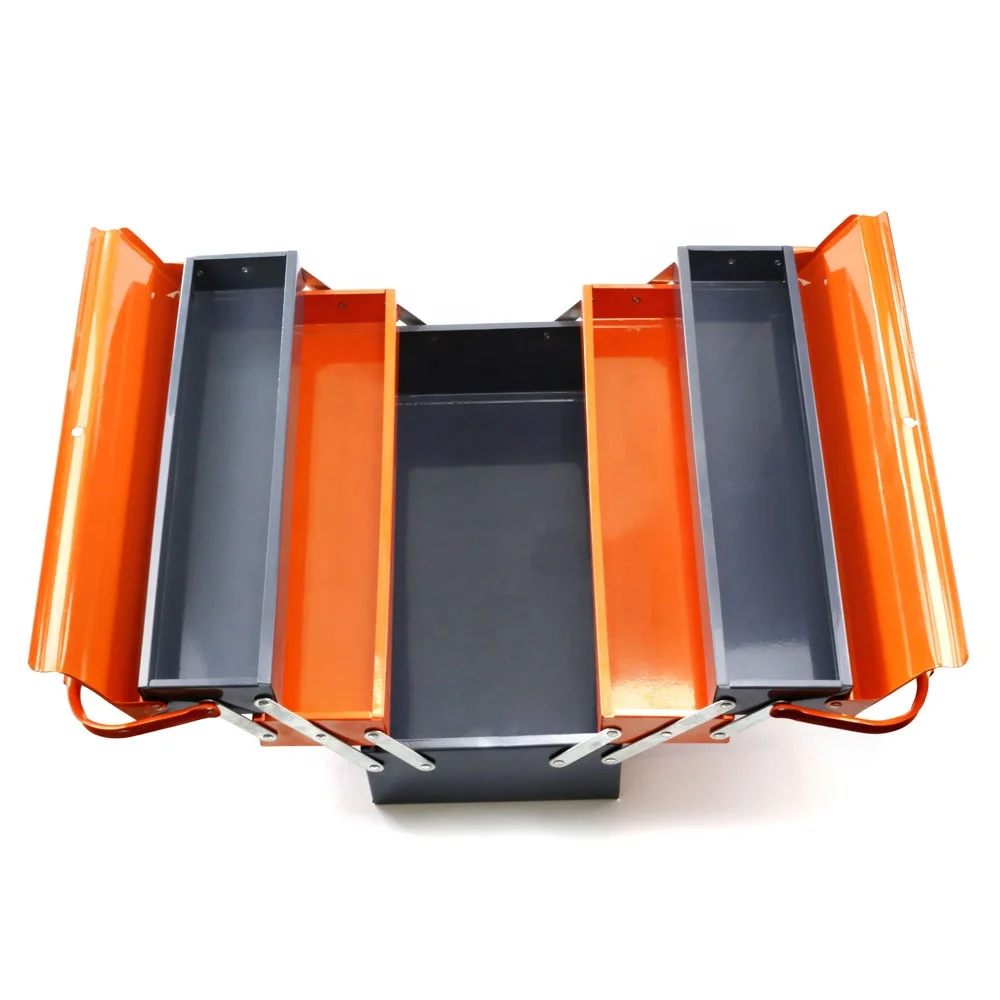 5 Tray Double Handle Steel Iron Set Tool Box Case With Double Color