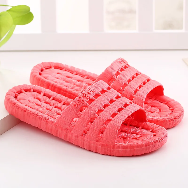 

Superstarer Healthy footwear pvc massage slippers house shower anti-skid fast drying women men slippers