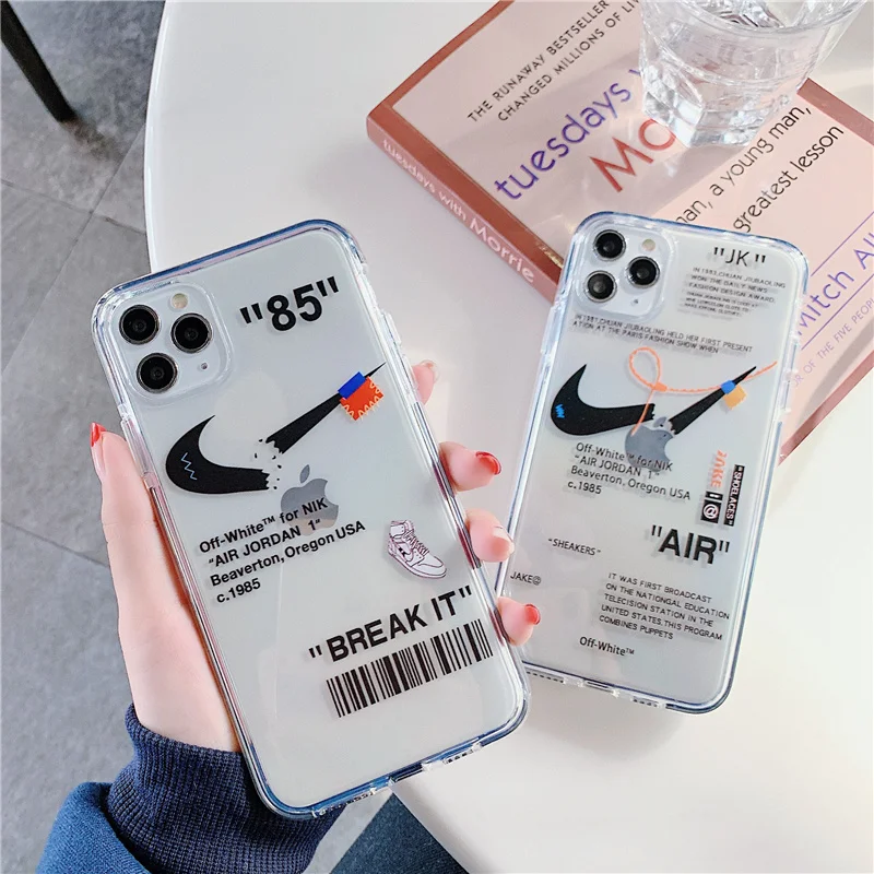 

Anti-fall Fashion Brand Soft Phone Cases for iPhone 11 12 Pro Max Case for iPhone X XR XS Max 6 7 8 Plus SE 2020 Cellphone Cover