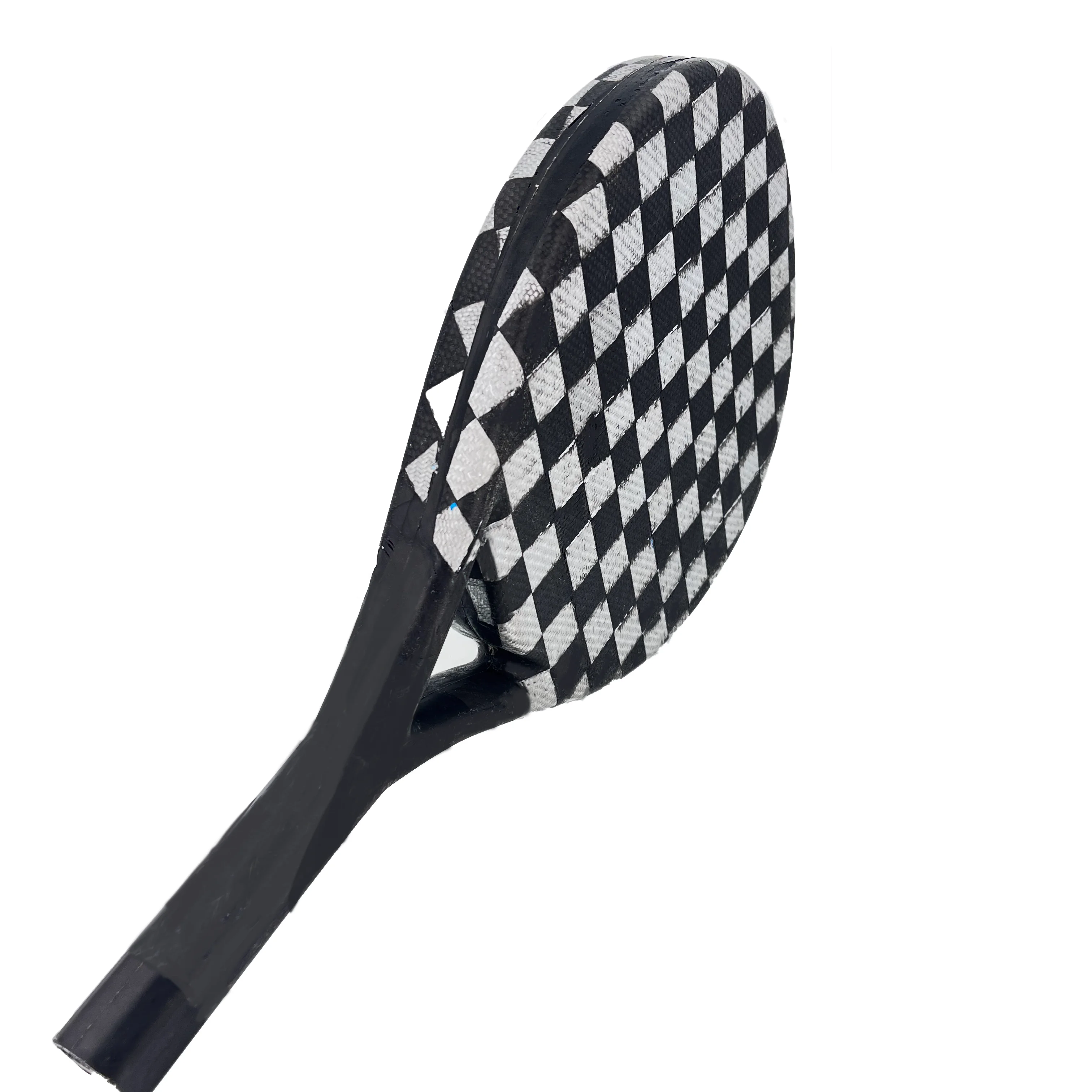 

New Fashion Glass Fiber Carbon fiber mix beach racket Beach Tennis Rackets, Black -white