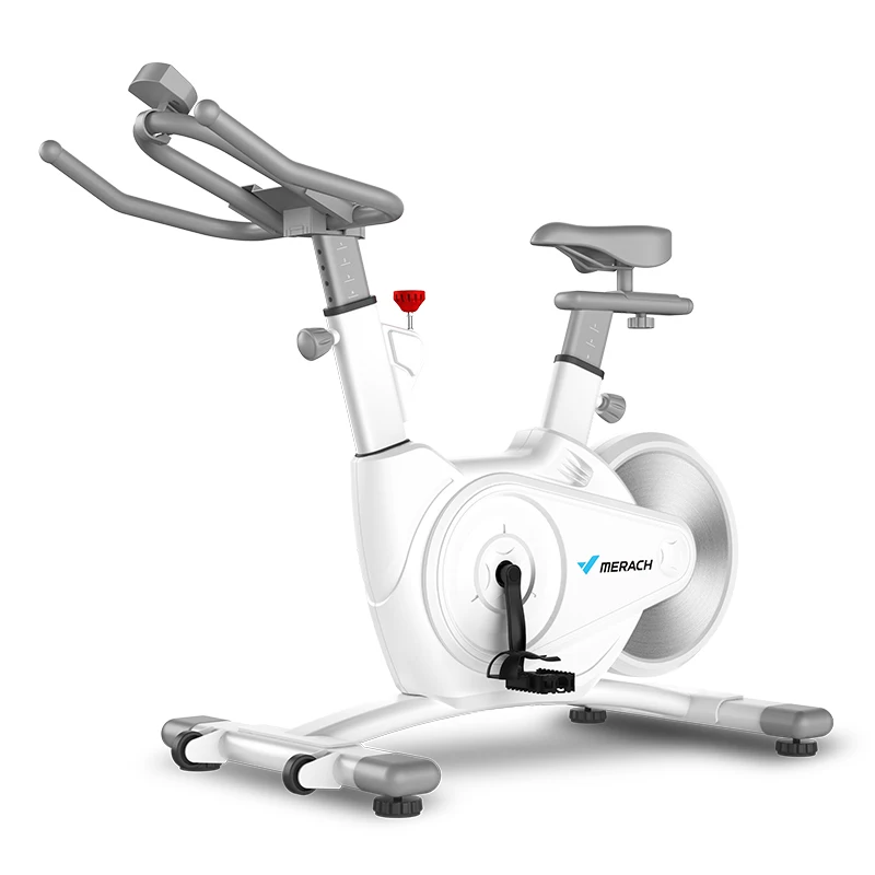 

Merach magnetic home spinning indoor cycling fitness Body fitness exercise bike, White,gray