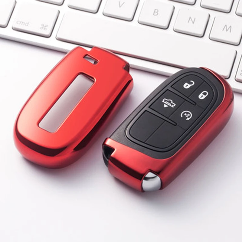 

Free Shipping !!! Custom tpu car key cover remote cover for Dodge Jeep key wallets cover, Red/blue/gold/pink/silver/black