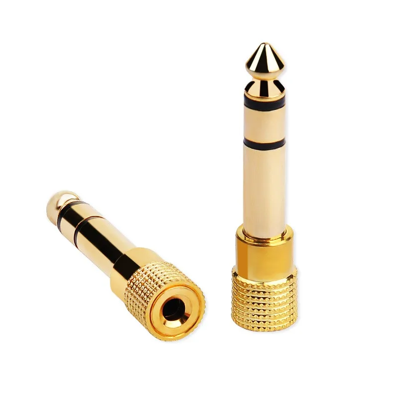 

Mono Gold plated 6.5mm Stereo Male Plug to RCA Female Jack Audio Adapter Connector