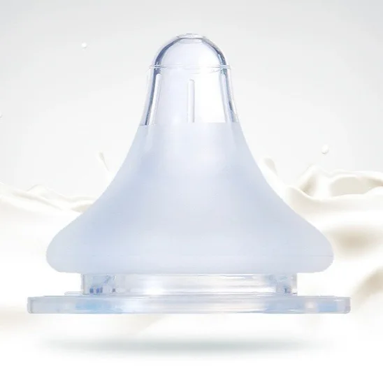 

Baby super soft silicone pacifier Wide-caliber baby bottle pacifier frosted pacifier