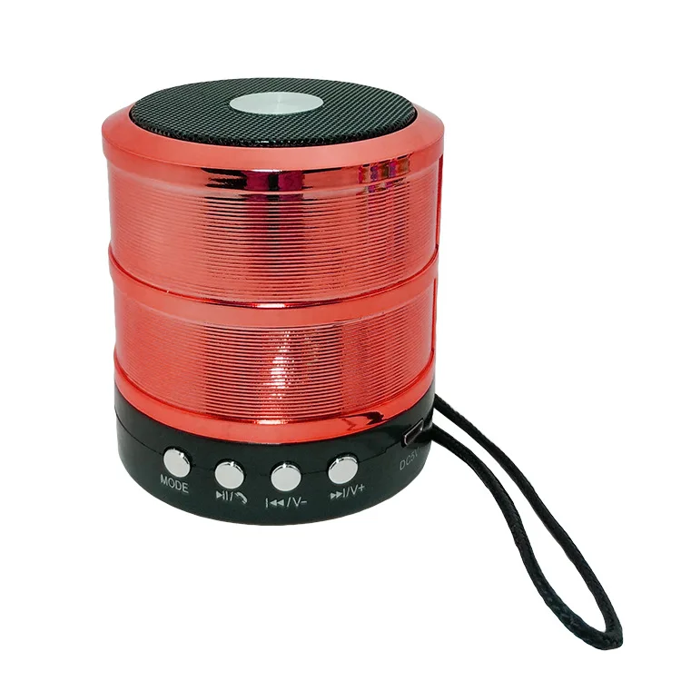

Mini wireless BT speaker Amazon 2021 ws887 mega bass with FM radio TF card microphone for mobile phone