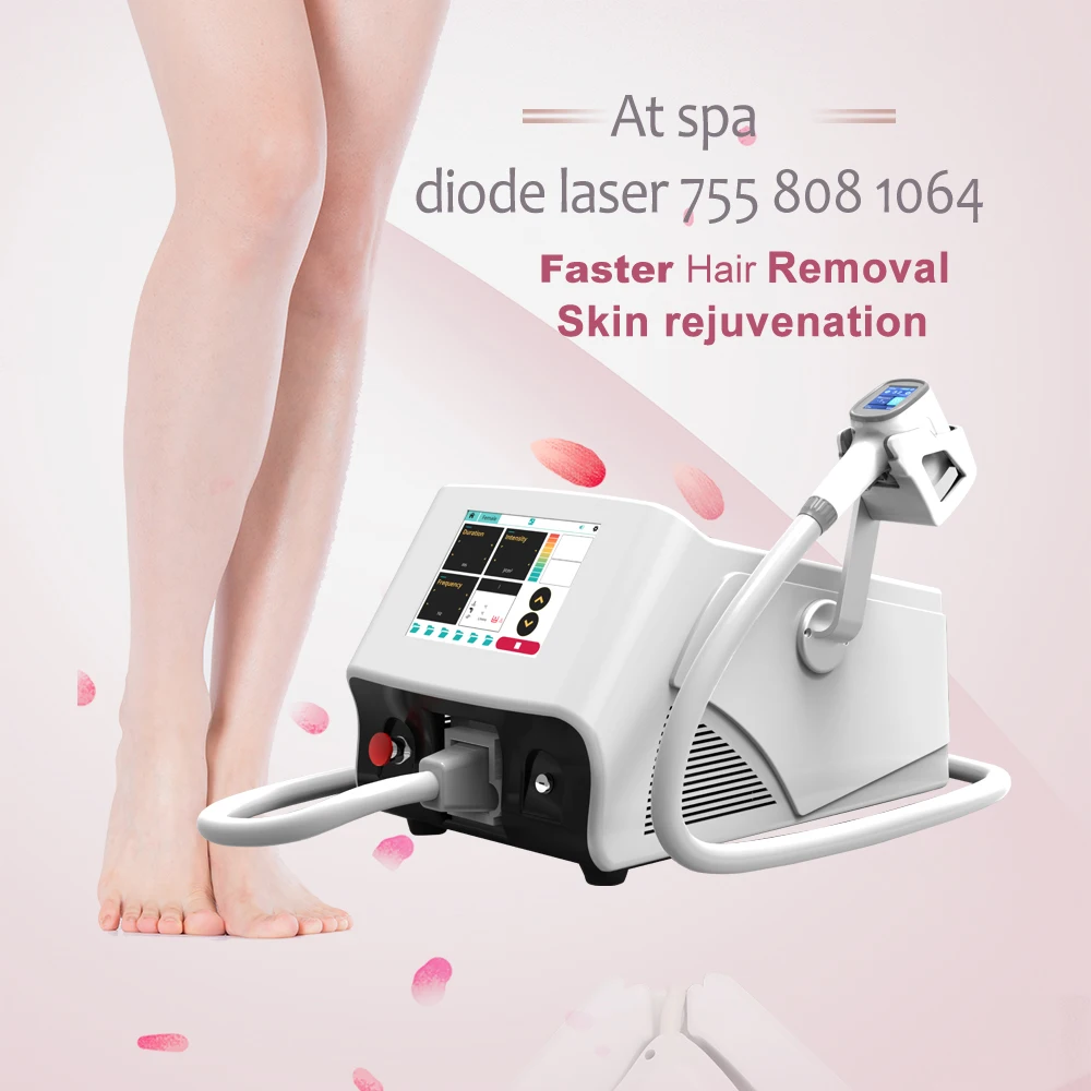 

Portable Permanent 808nm 1200w diode laser hair removal beauty machine for rent handpiece