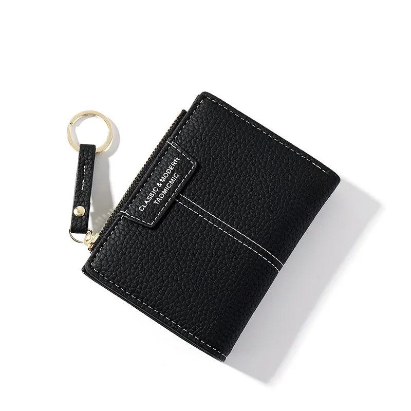 

New Hot Selling Pu High quality handbags phone Pockt Card Holder Short Zipper Women Casual Wallets large Fashion money clip, Customized
