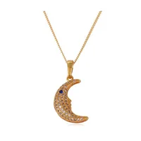 

41521-Xuping Women custom necklace jewelry moon necklace