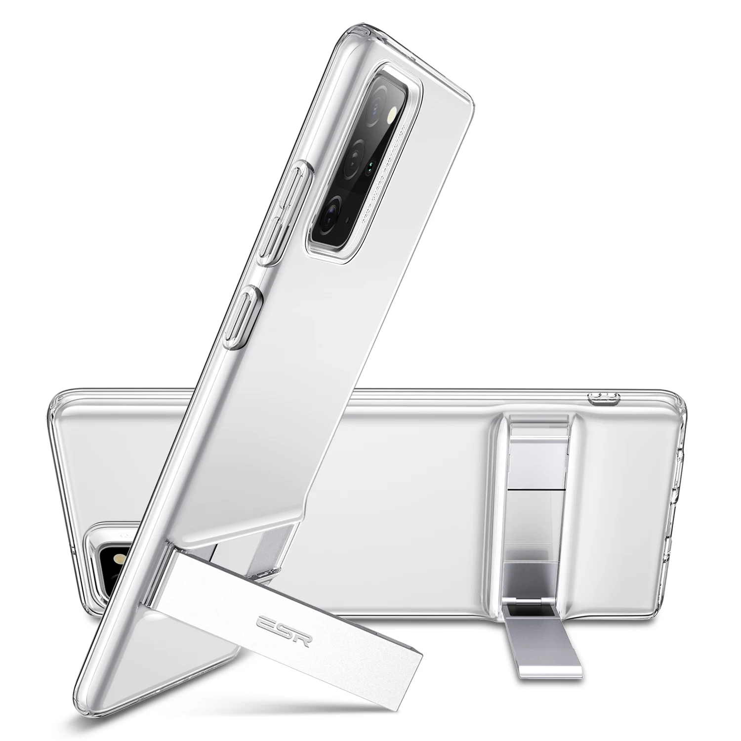 

ESR Metal Kickstand Case for samsung Note 20 case Vertical Horizontal Stand with Hard PC Bumper Cover