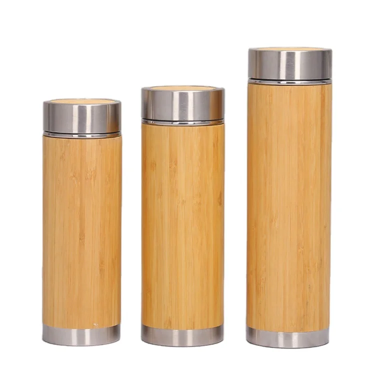 

MIKENDA OEM Manufacturer sports water bottle with tea infuser bamboo drinking water bottles