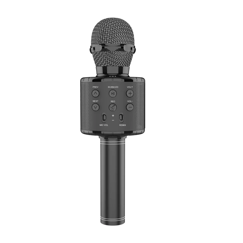 

Portable Wireless BT Karaoke Mic Handheld Microphone Speaker Machine For All Smartphone Universal