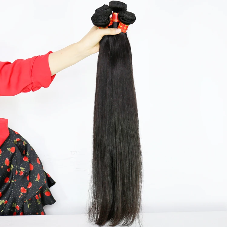 

bone straight natural human hair russian hand tied double weft hair extension virgin bundles sew in hair bundles extensions