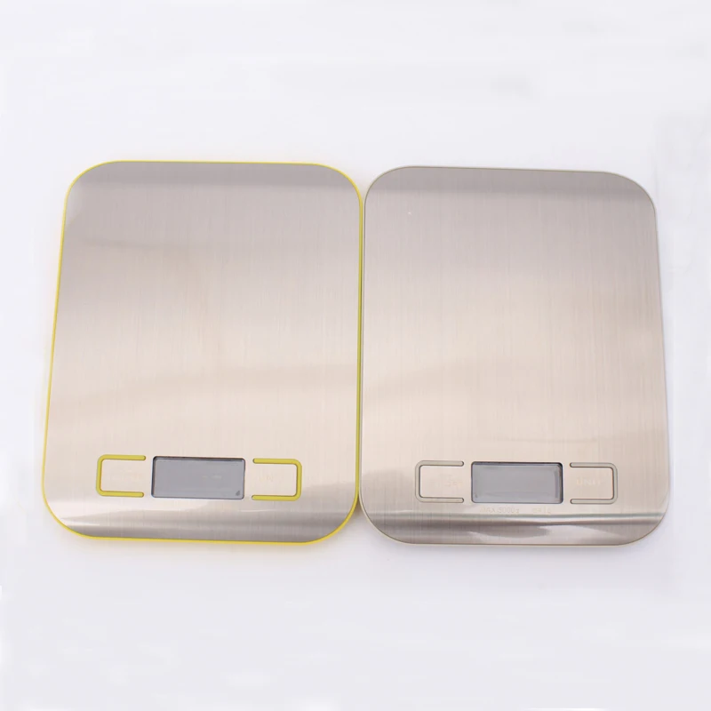 

Stainless Steel Digital Food Kitchen Home Scale Weight Grams and Oz LED Backlit Display AAA Battery 5KG/1g