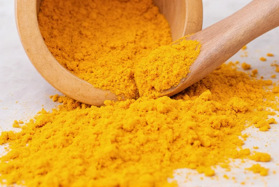 Turmeric powder with black pepper and coconut oil for optimal absorption