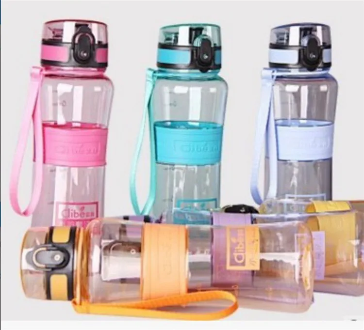 

H133 450ml 600ml Big Capacity Customizable Creative Sports Bottles Durable Heat Resistant Portable Plastic Water Bottle, As picture