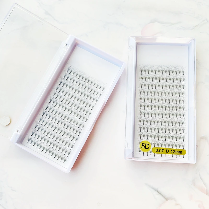 

Big stock Mega Volume Fans 0.03 0.05 0.07 5d 6d 8d 10d premade volume fans lash extension, Black
