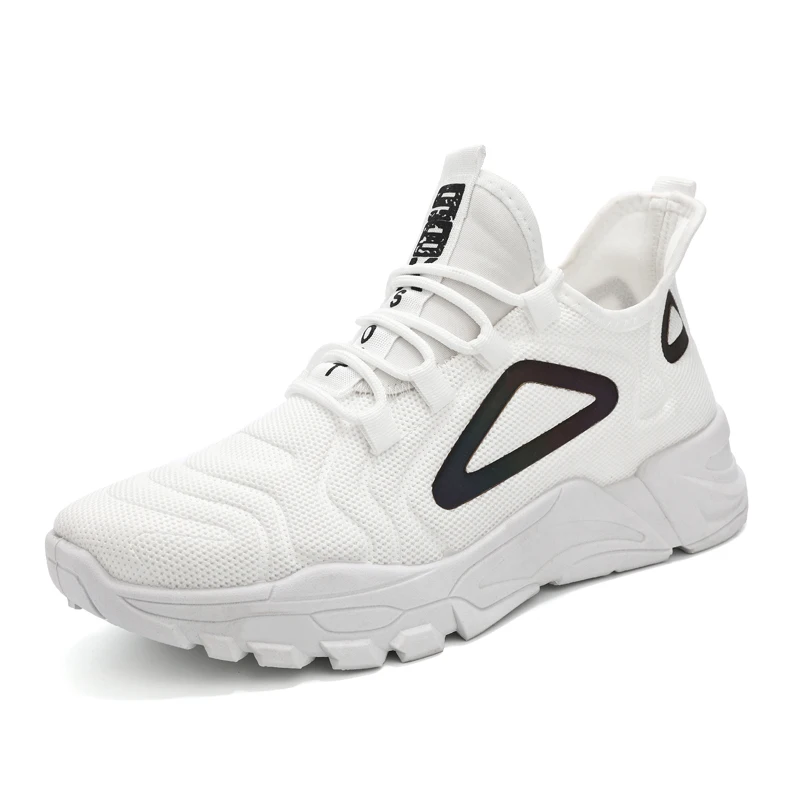 

New style outdoor walking mesh grey black men shoes casual sport, Black / blue / white / gtey
