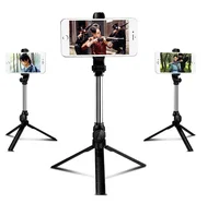 

3 in 1 Extendable Tripod Selfie Stick Monopod with Bluetooth Remote Control 360 Degree Rotatable Wireless Shutter reflector