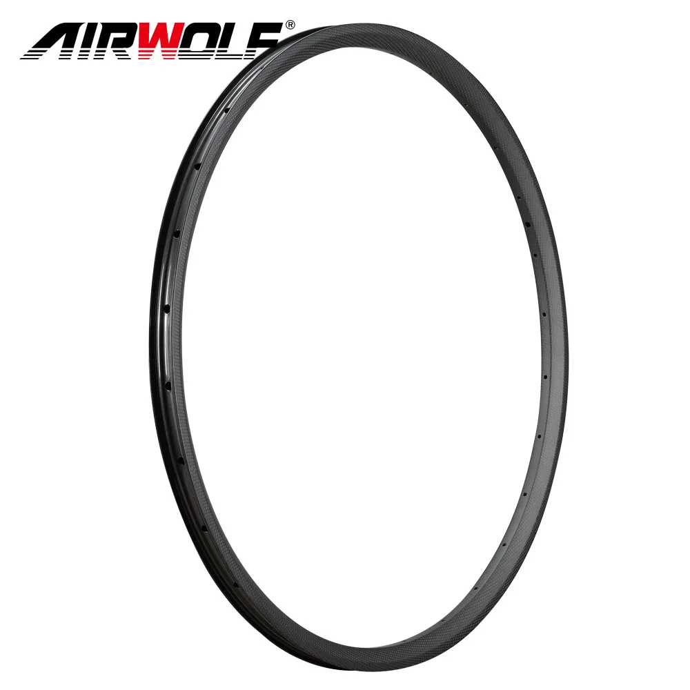 

Airwolf 29 Inch XC MTB Carbon Rim 28H/32/36H Asymmetric Tubeless Disc Bike Wheel  Mountain Bike Rims